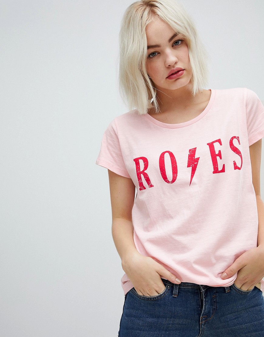 Blend She Daria roses lightening print t-shirt