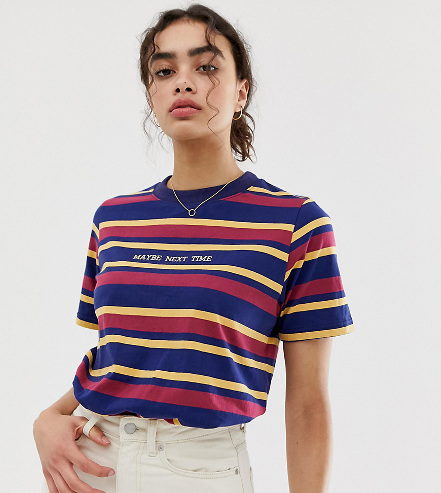 Daisy Street relaxed t-shirt in vintage stripe