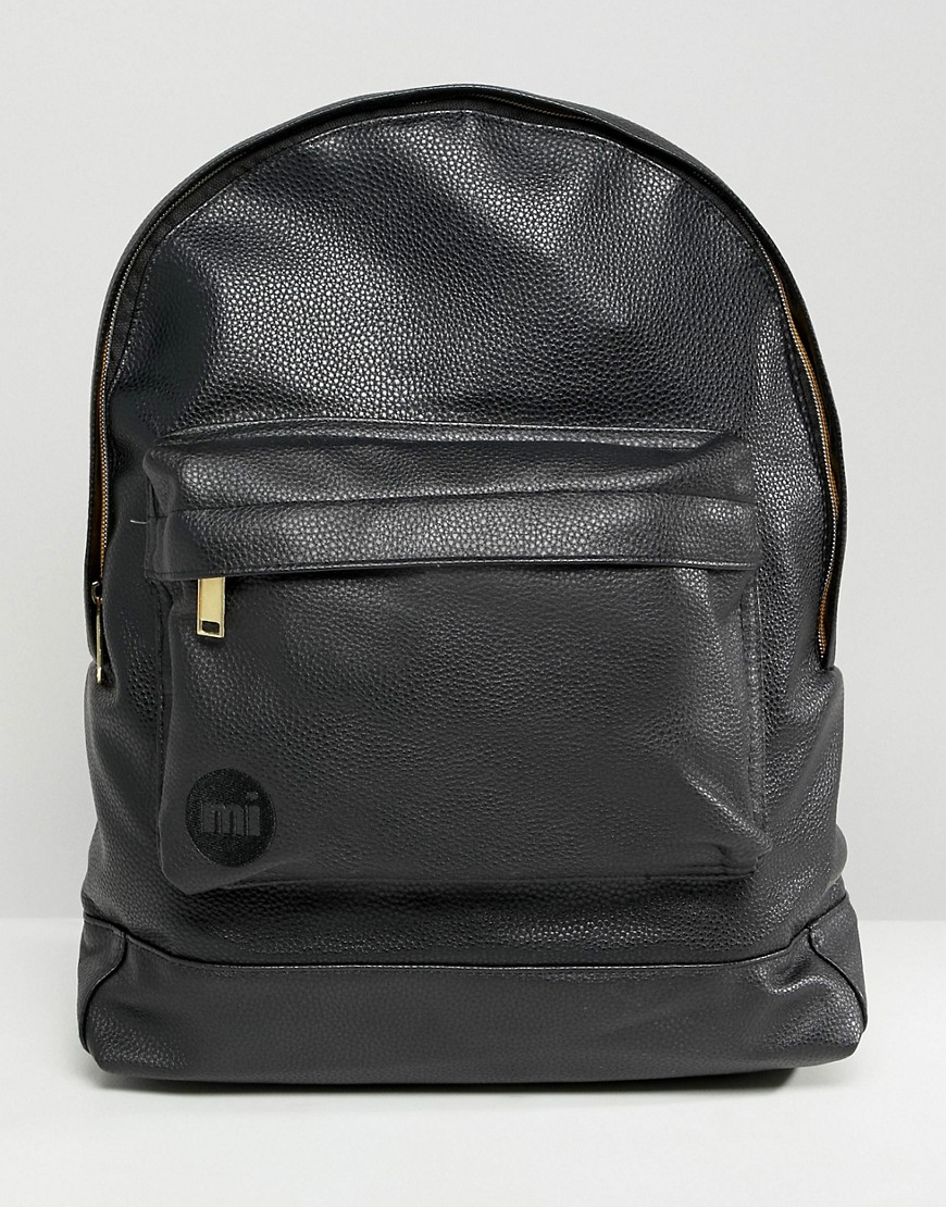 Mi-Pac Tumbled Backpack in Black - Black