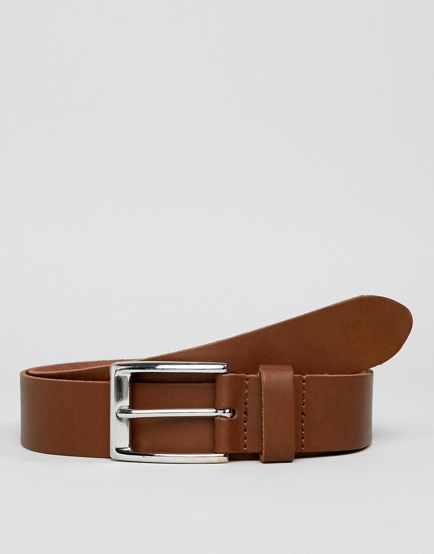 Kiomi Leather Belt In Brown - Brown