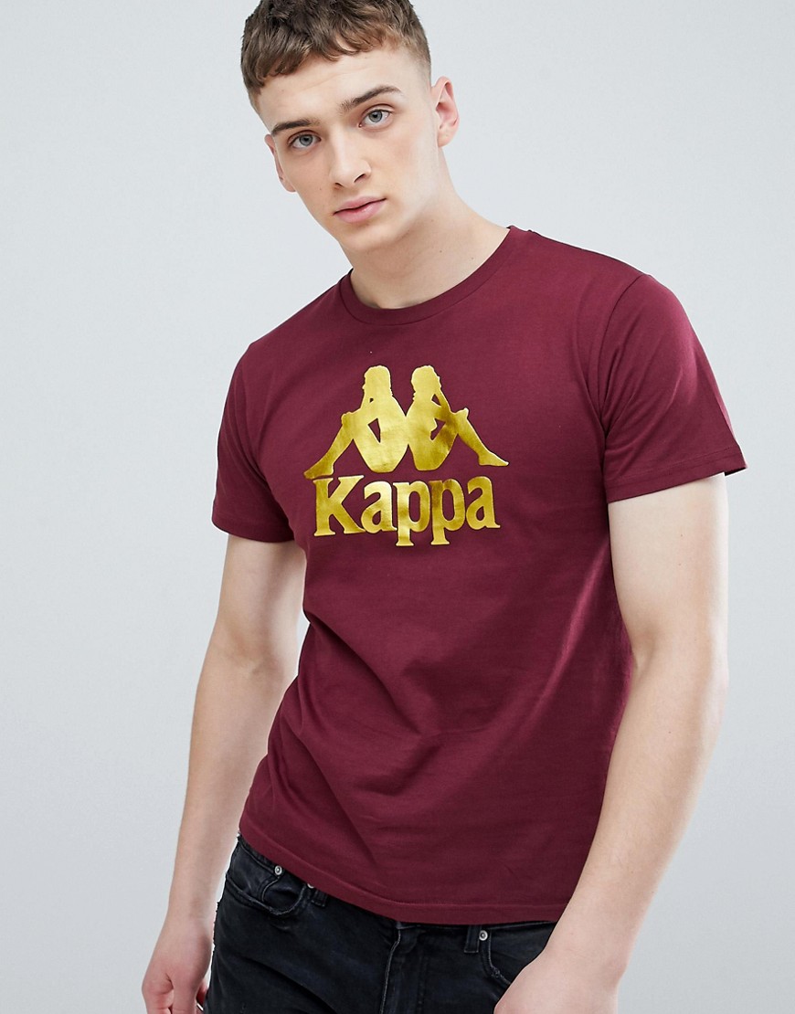 Kappa Logo T-Shirt - Red dk amaranto