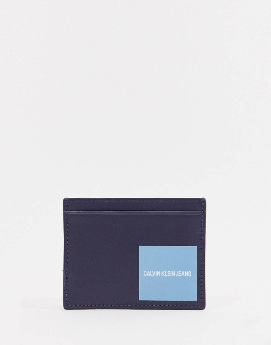 Calvin Klein Jeans Box logo card holder