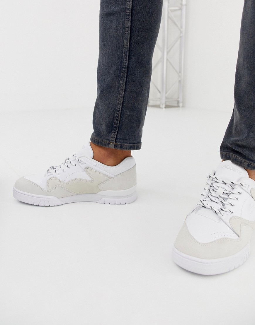 Lacoste Court Point chunky trainers in white