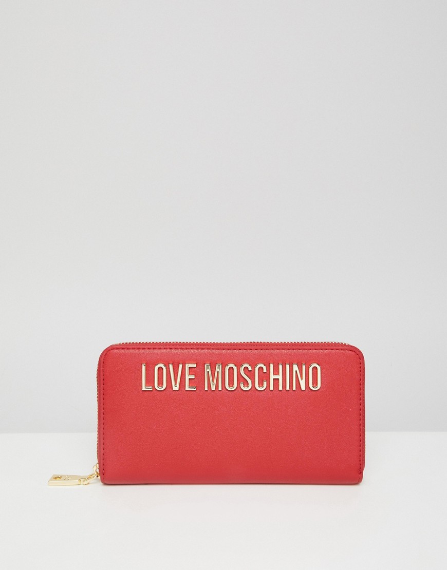 Love Moschino Logo Purse - Red