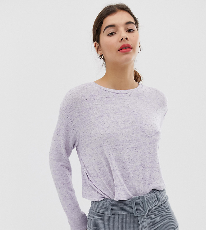 New Look top with lattice back in lilac