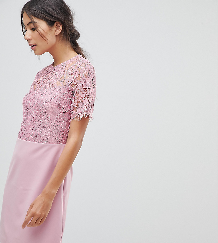 Oasis Lace Sleeved Shift Dress