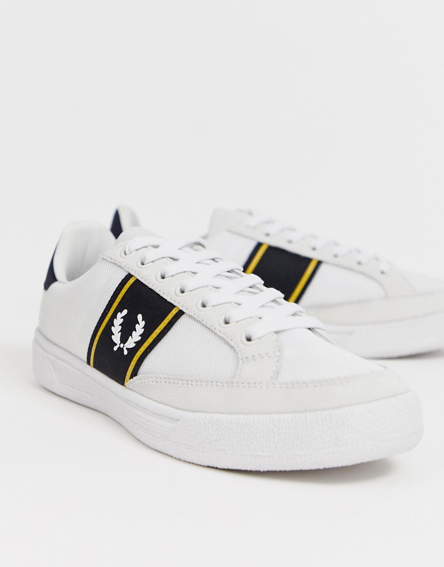 Fred Perry B3 mesh trainers in white