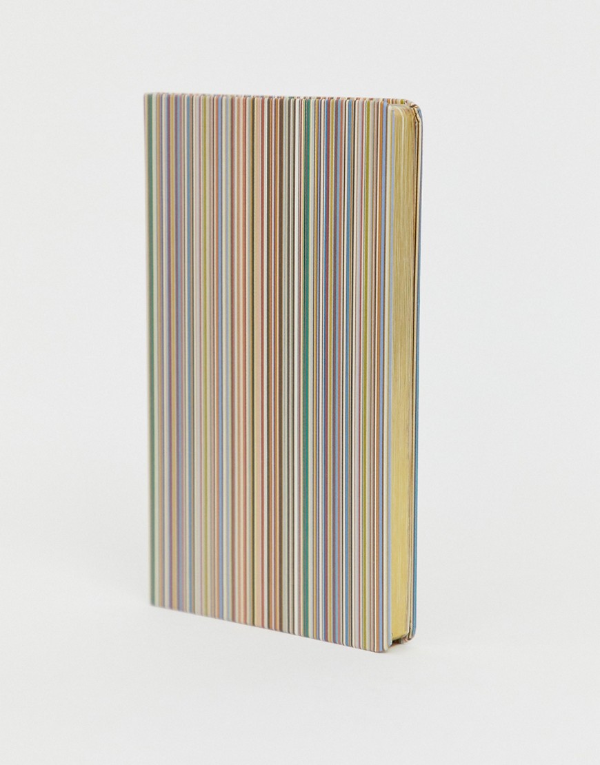 Paul Smith stripe medium notebook in multi