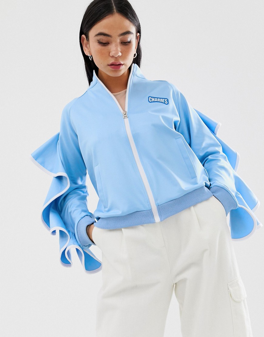 Charms Tracksuit Top With Frill Detail