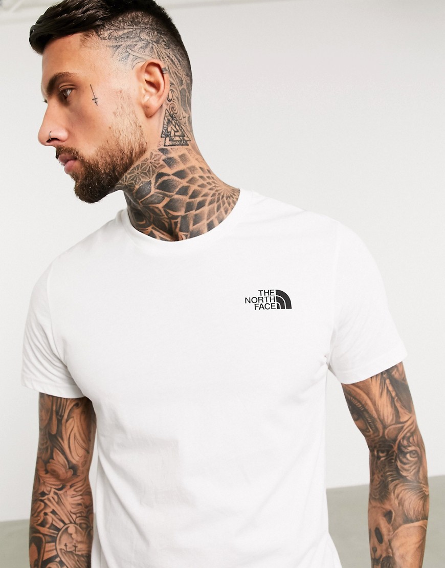 THE NORTH FACE SIMPLE DOME T-SHIRT IN WHITE,NF0A2TX5FN41