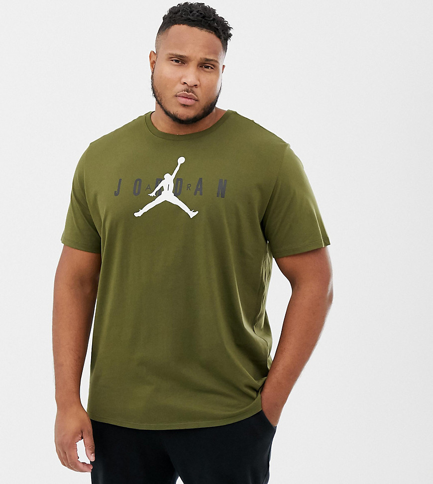 Nike Jordan Air Logo T-Shirt In Green AA1907-395 - Green