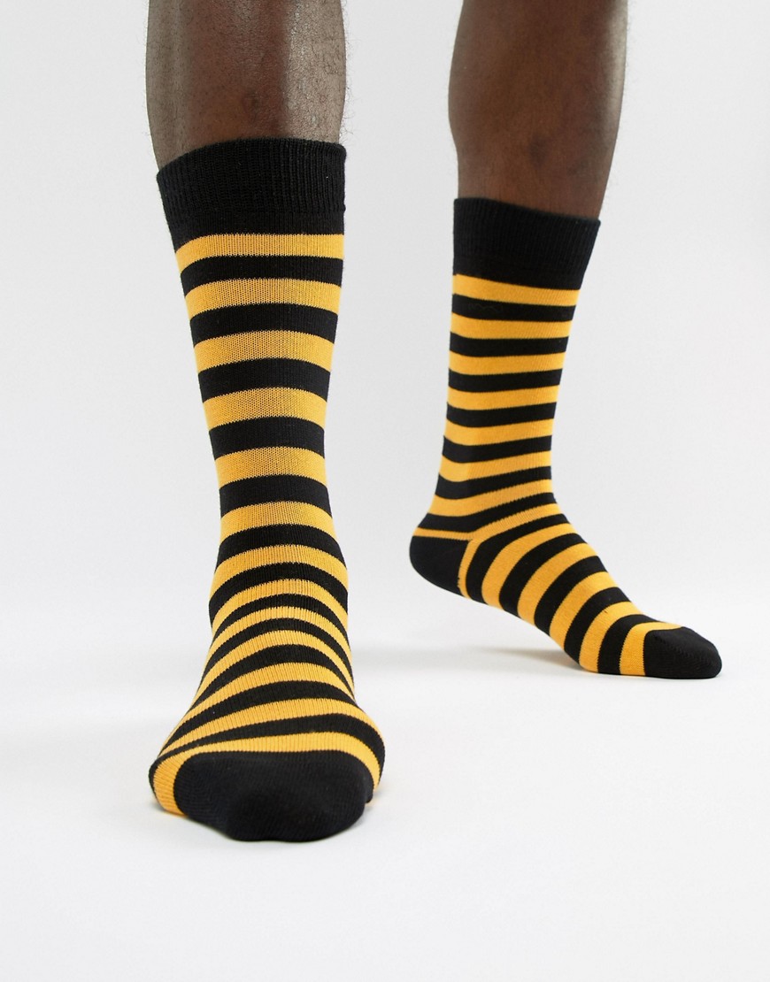Dr Martens Stripe Socks - Yellow