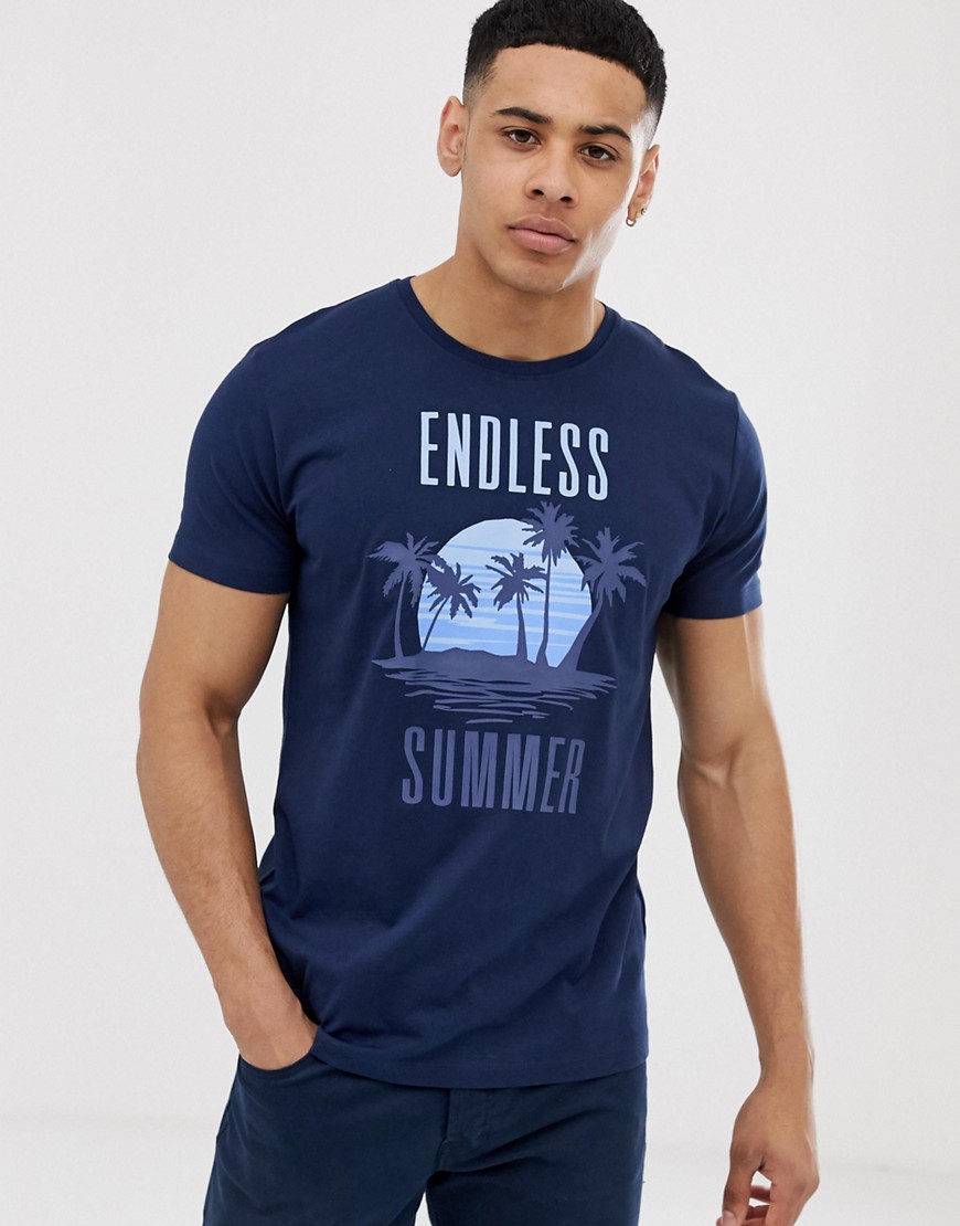 Esprit t-shirt with endless summer print