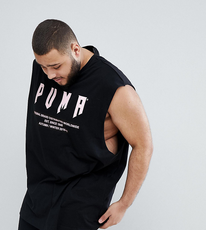 Puma Plus Oversized Graphic Vest - Black