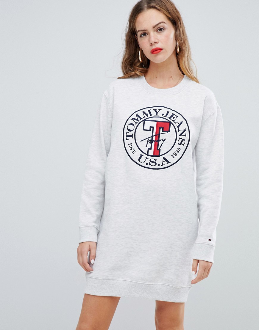 Tommy Jeans logo sweatshirt dress