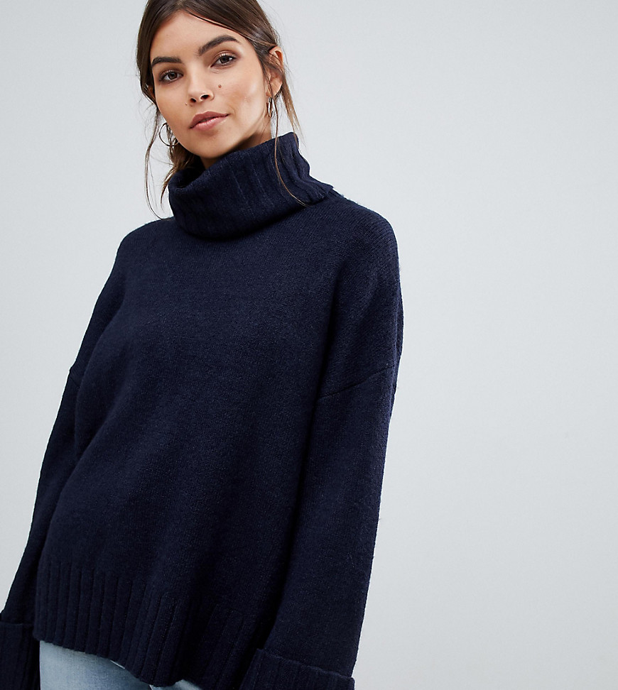 Micha Lounge high neck jumper in chunky knit