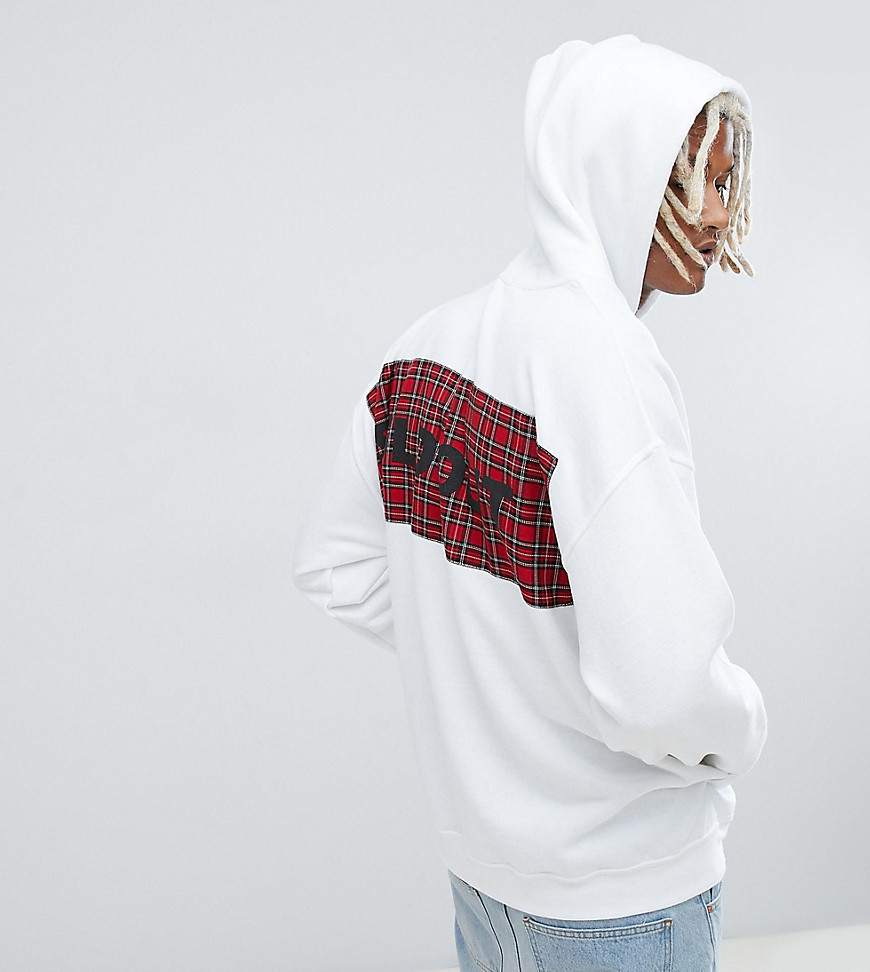 Reclaimed Vintage inspired oversized check sold out hoodie