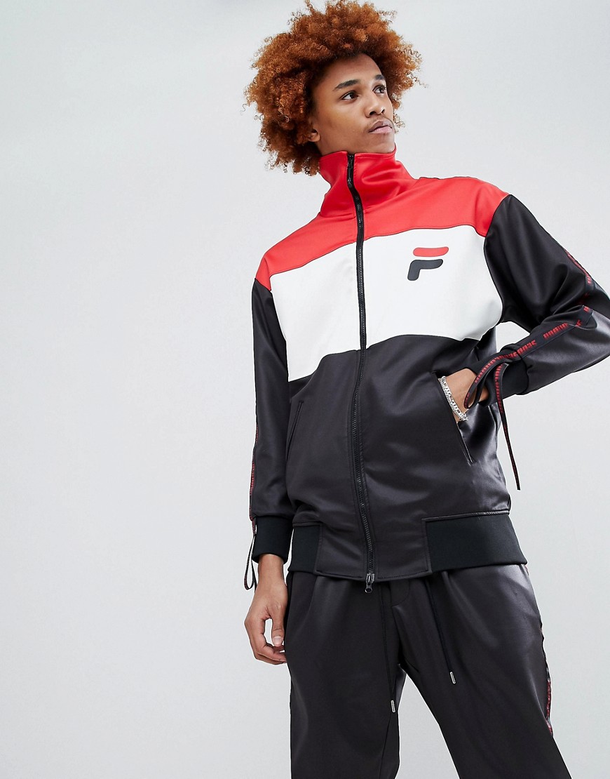 D-Antidote x Fila Track Jacket With Taping