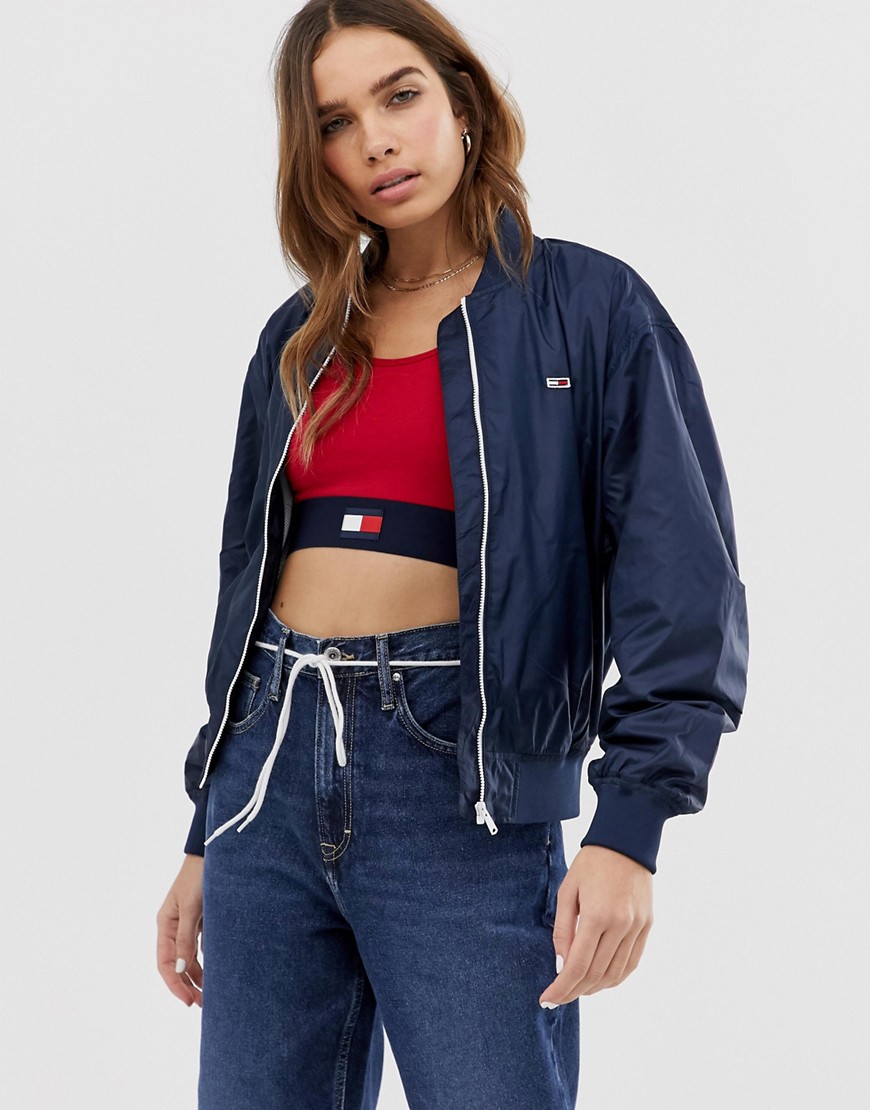 Tommy Jeans bomber jacket made with recycled polyester