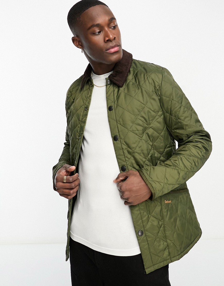 Barbour Heritage Liddesdale quilted jacket in olive