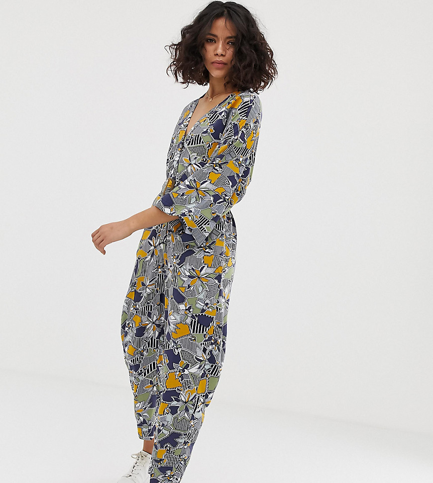 Native Youth relaxed jumpsuit in abstract print