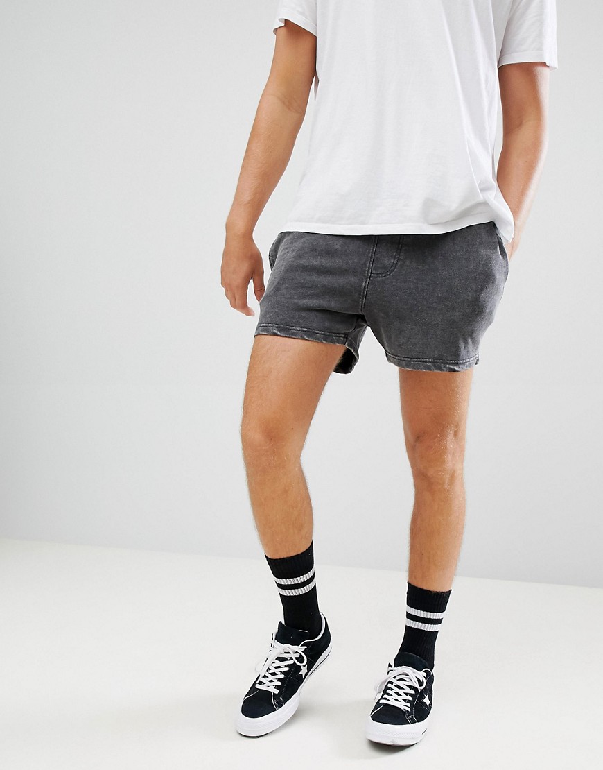 YOURTURN Jogger Shorts In Grey