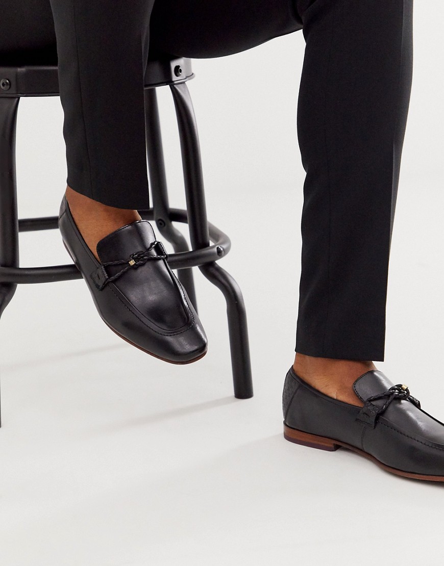 Ted Baker siblal loafers in black