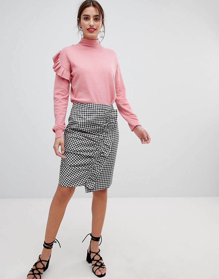 NA-KD - Side Frill Pencil Skirt