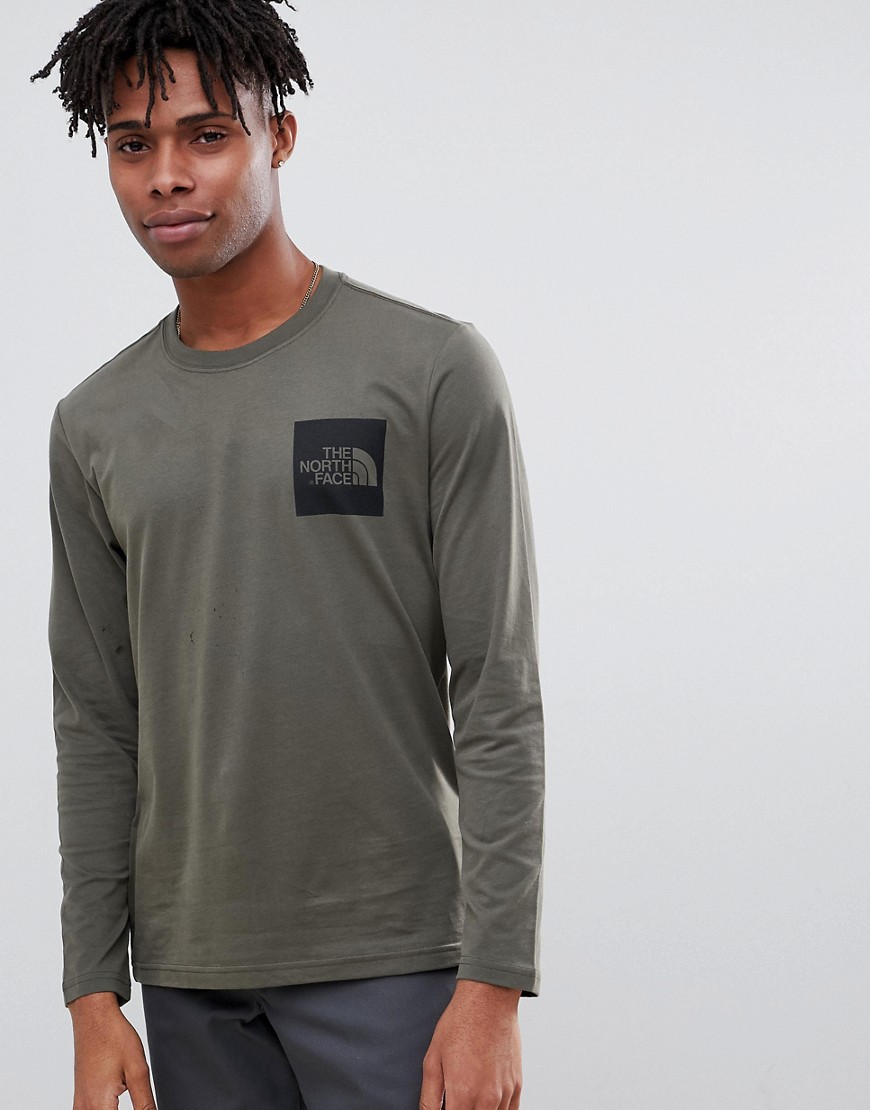 The North Face Long Sleeve Fine T-Shirt in Green