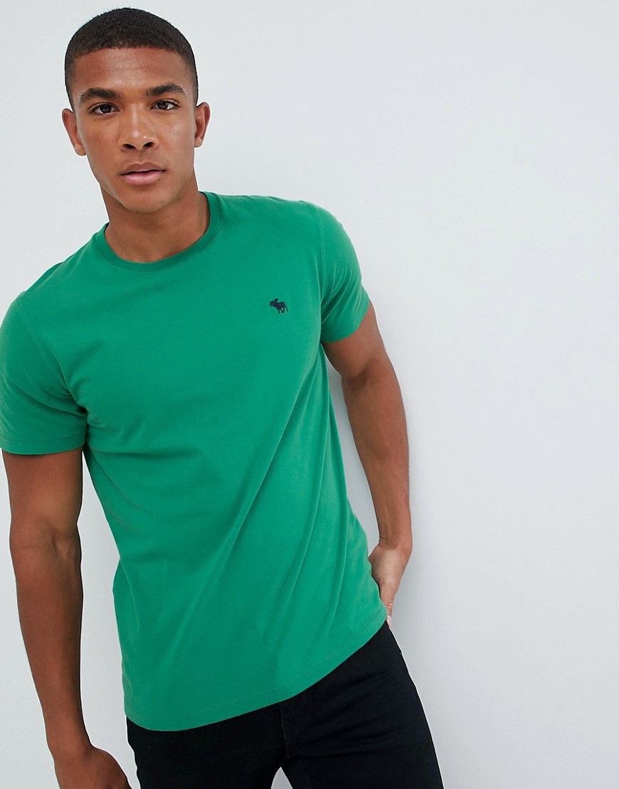 Abercrombie & Fitch Pop Icon crew neck t-shirt in pine green