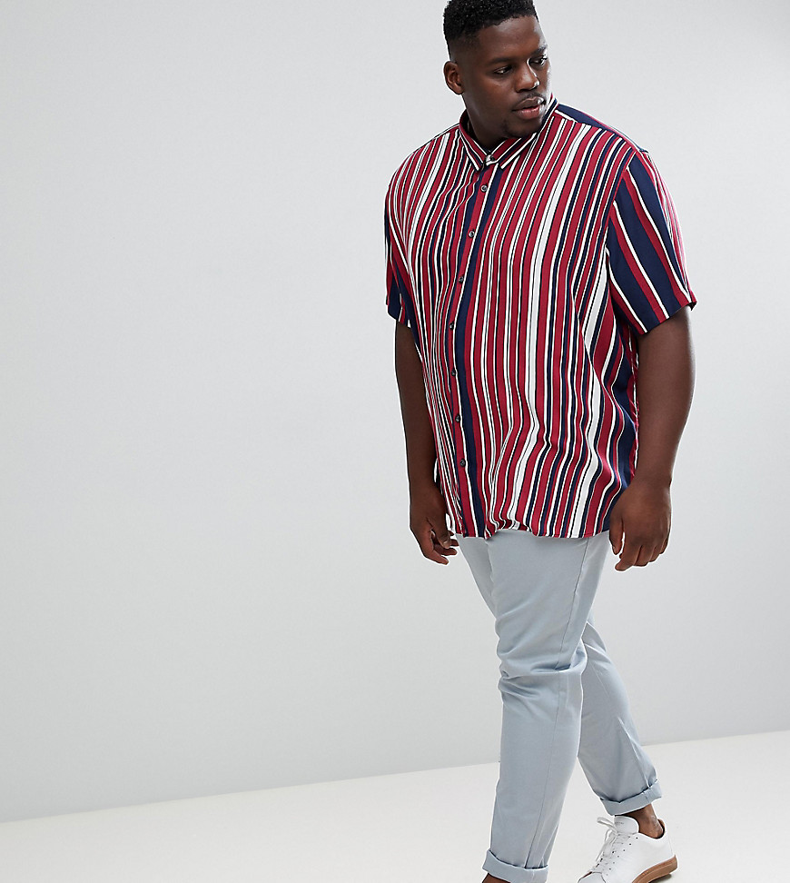 Jacamo short sleeve shirt in stripe
