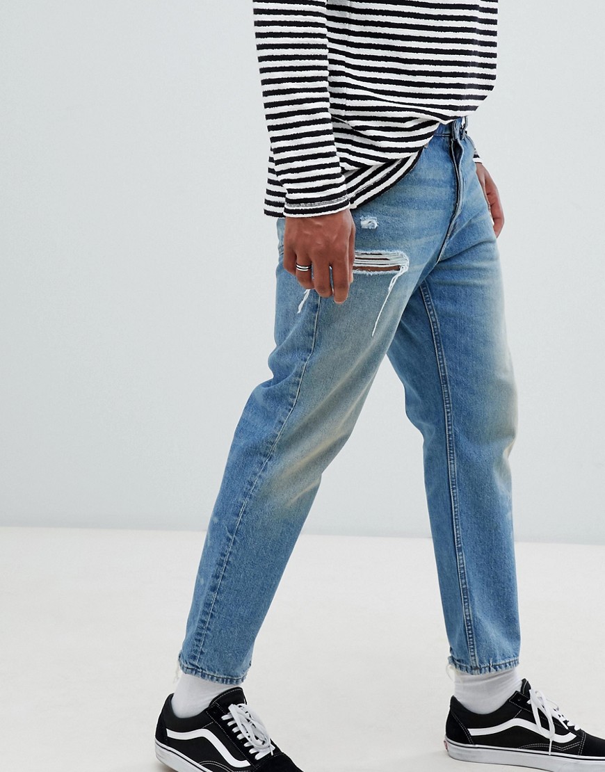 Cheap Monday 90s Fit Jeans In Blue