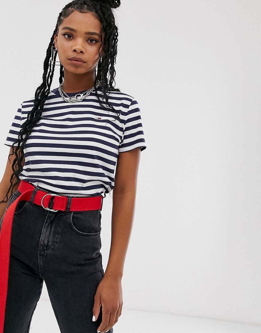 Tommy Jeans organic cotton classic stripe tee