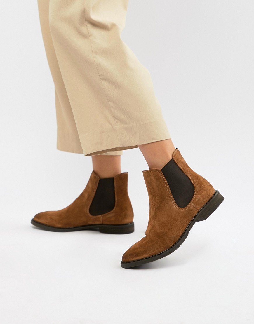 Selected Femme Leather Chelsea Boots