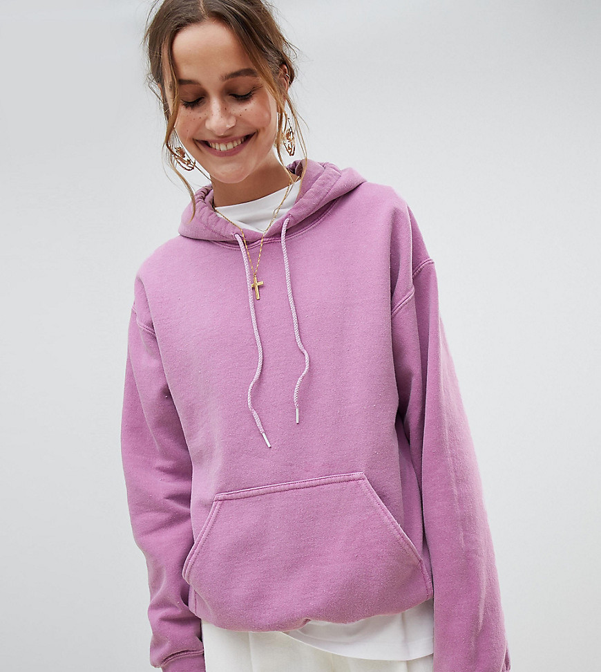 Reclaimed Vintage inspired oversized hoodie in purple - Purple