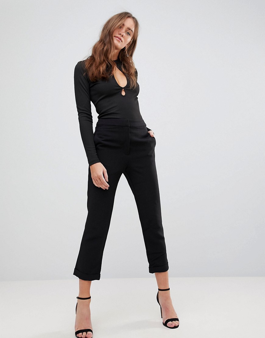 Finders Keepers Huntr Cropped Trousers - Black