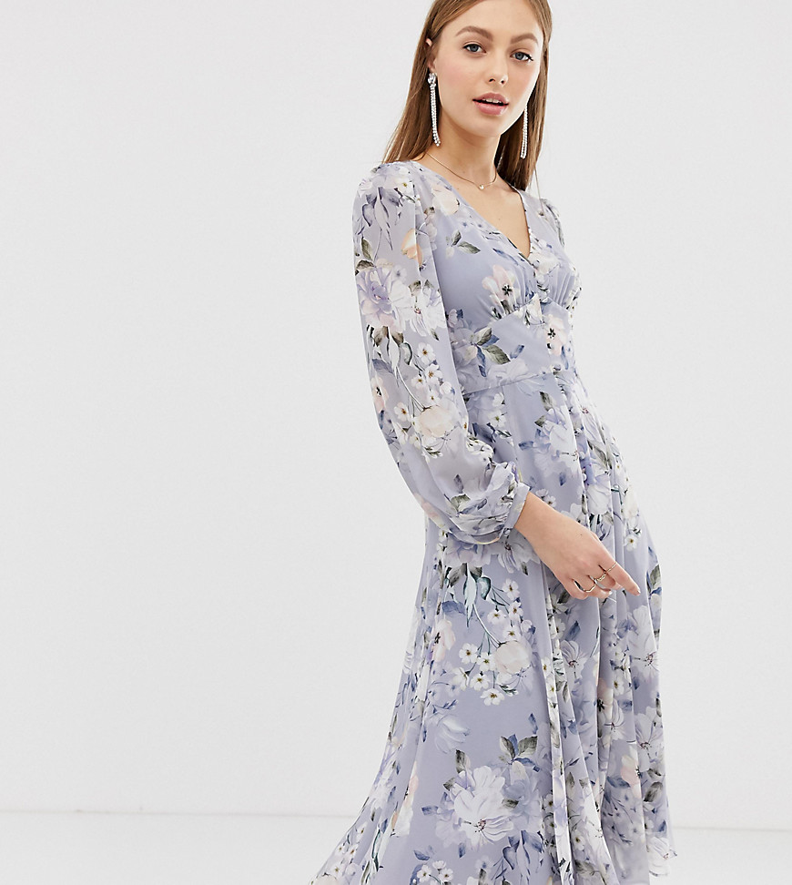 Forever New button through midaxi dress in floral print
