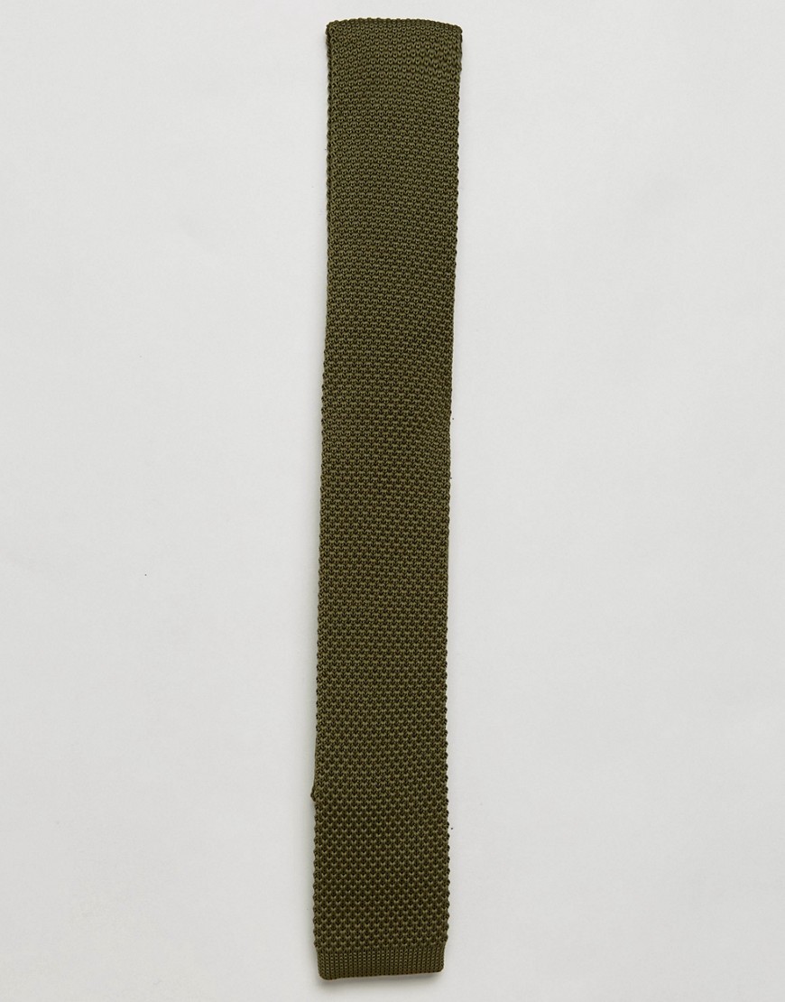 Gianni Feraud Knitted Tie - Green