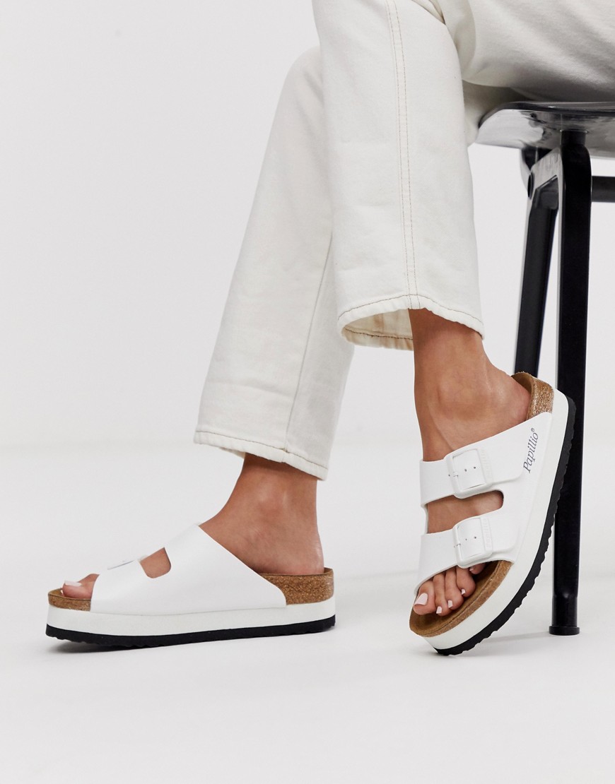 Papillio by Birkenstock double strap flatform sandals