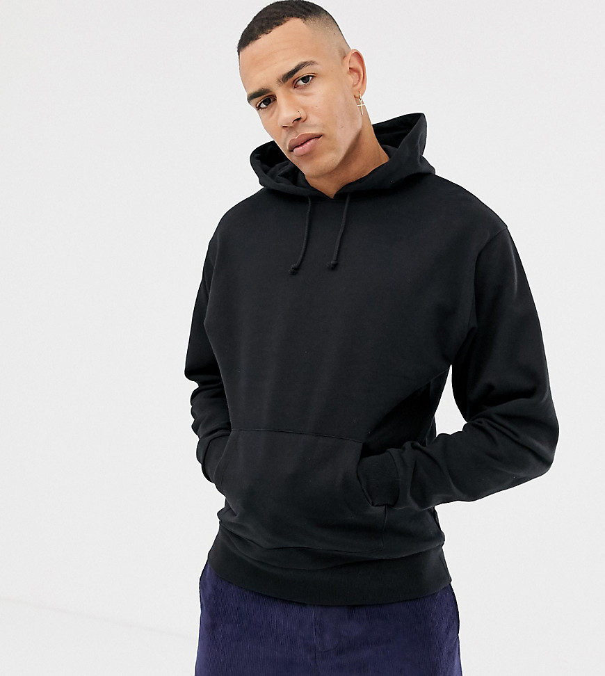 COLLUSION Tall regular fit hoodie in black