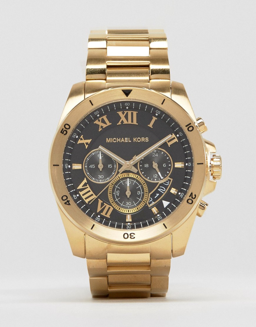 Michael Kors | Michael Kors Brecken Chronograph Gold Watch In Stainless ...