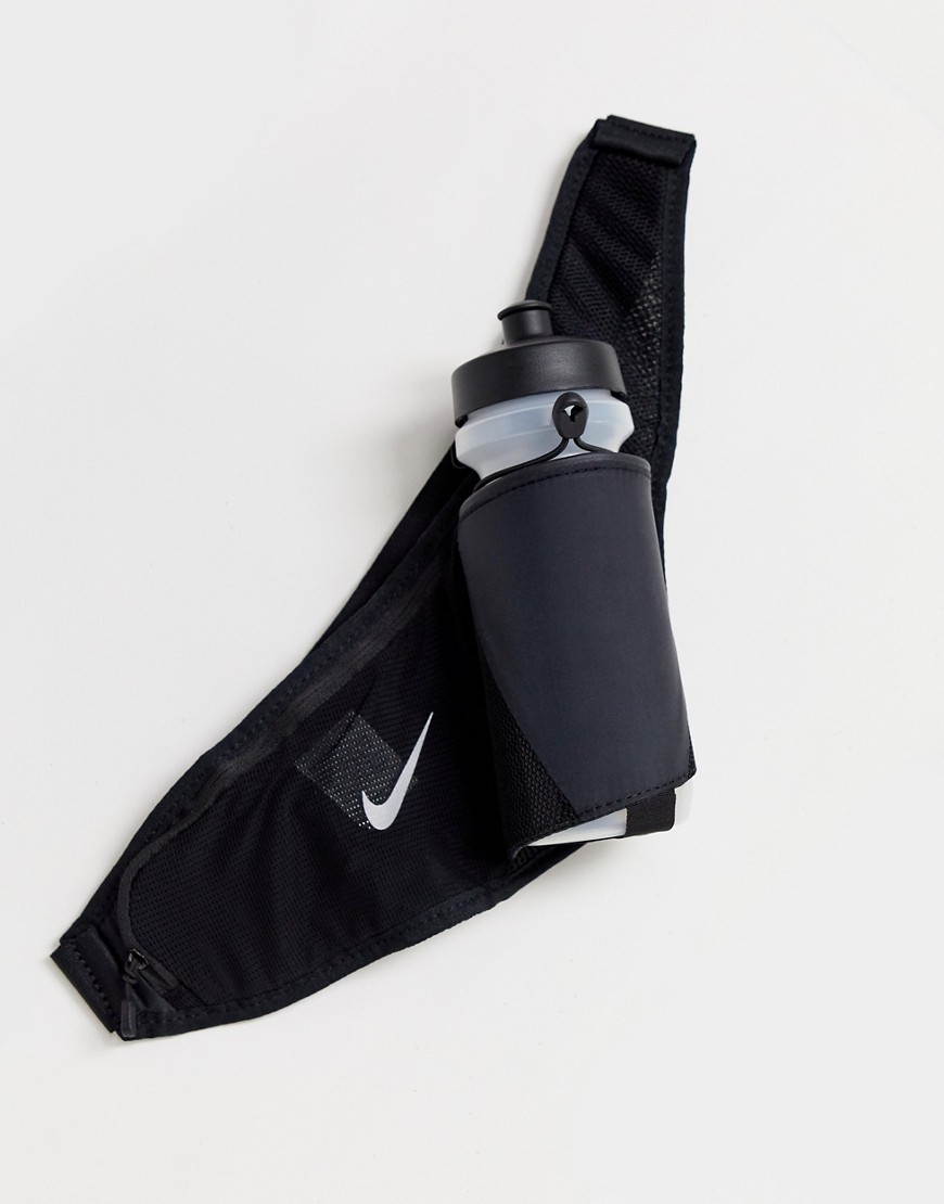 Nike Running large bottle belt in black