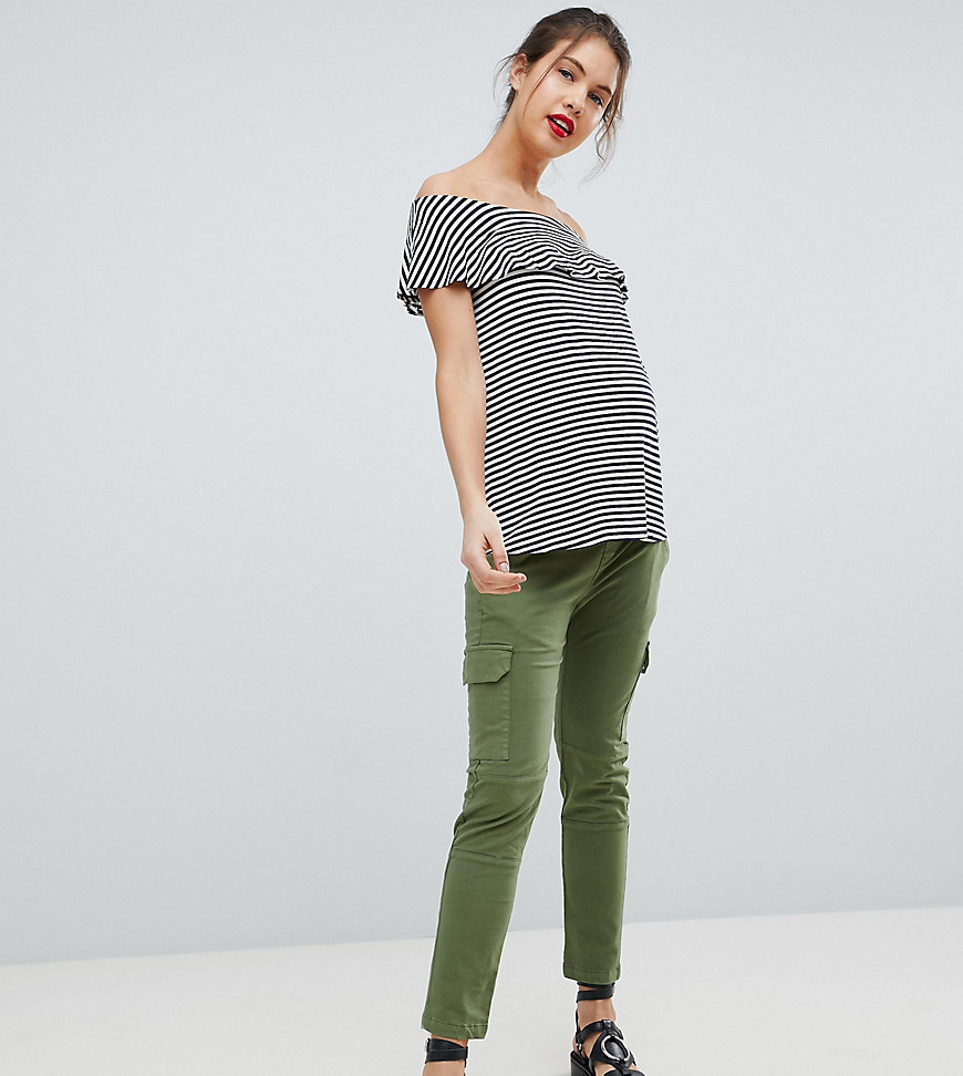 Isabella Oliver Stretch Cargo Trousers