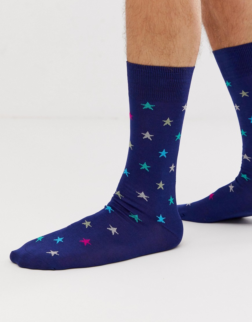 Paul Smith star sock in multi