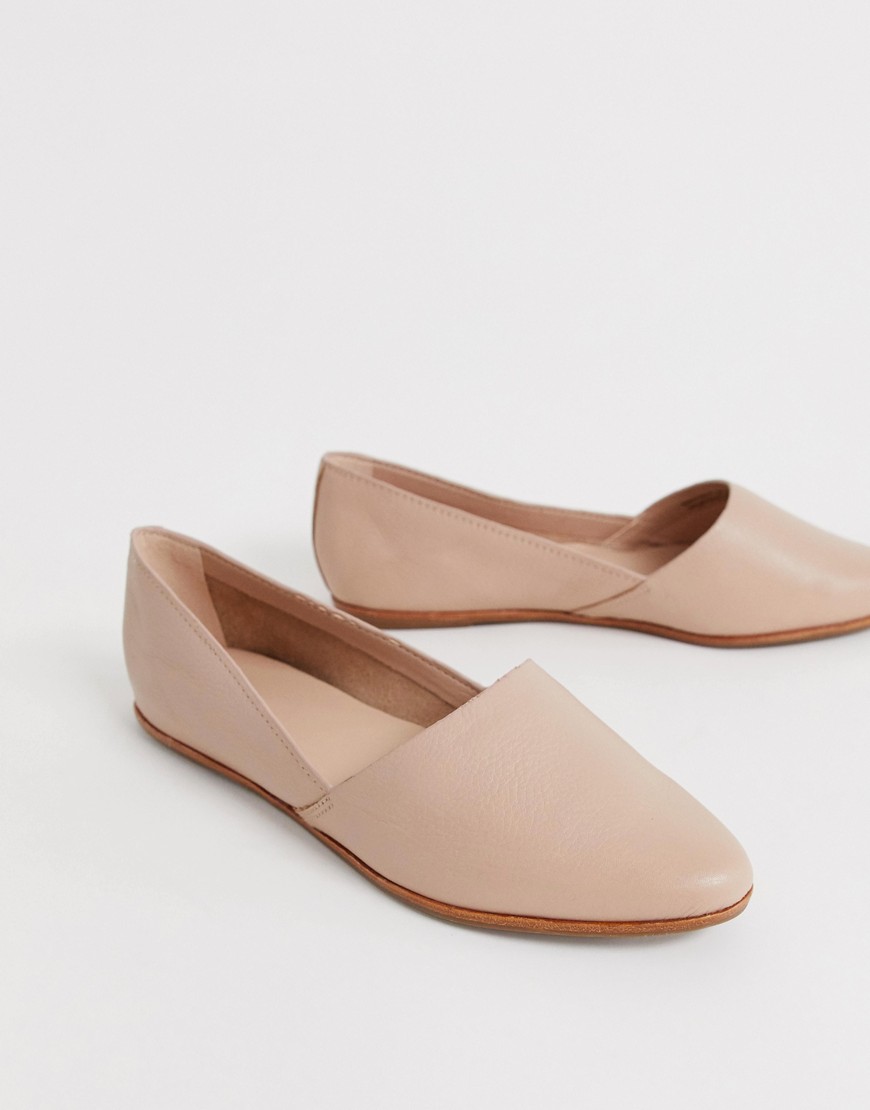 ALDO Blanchette soft leather flat shoe in pink
