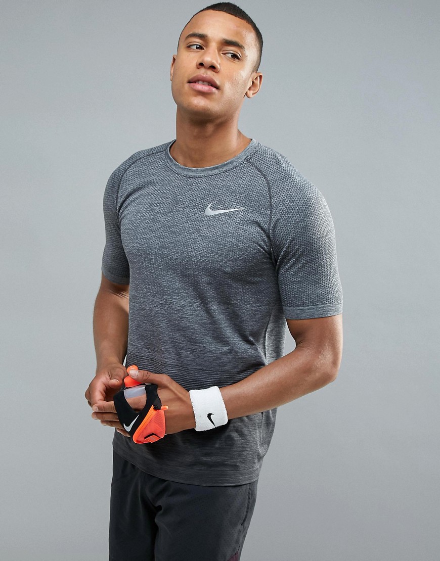Nike Running Dri-FIT Knit T-Shirt In Grey 886301-060 - Grey