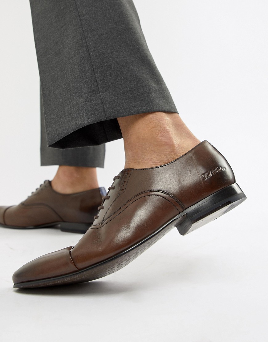 Ted Baker Murain oxford shoes in brown leather