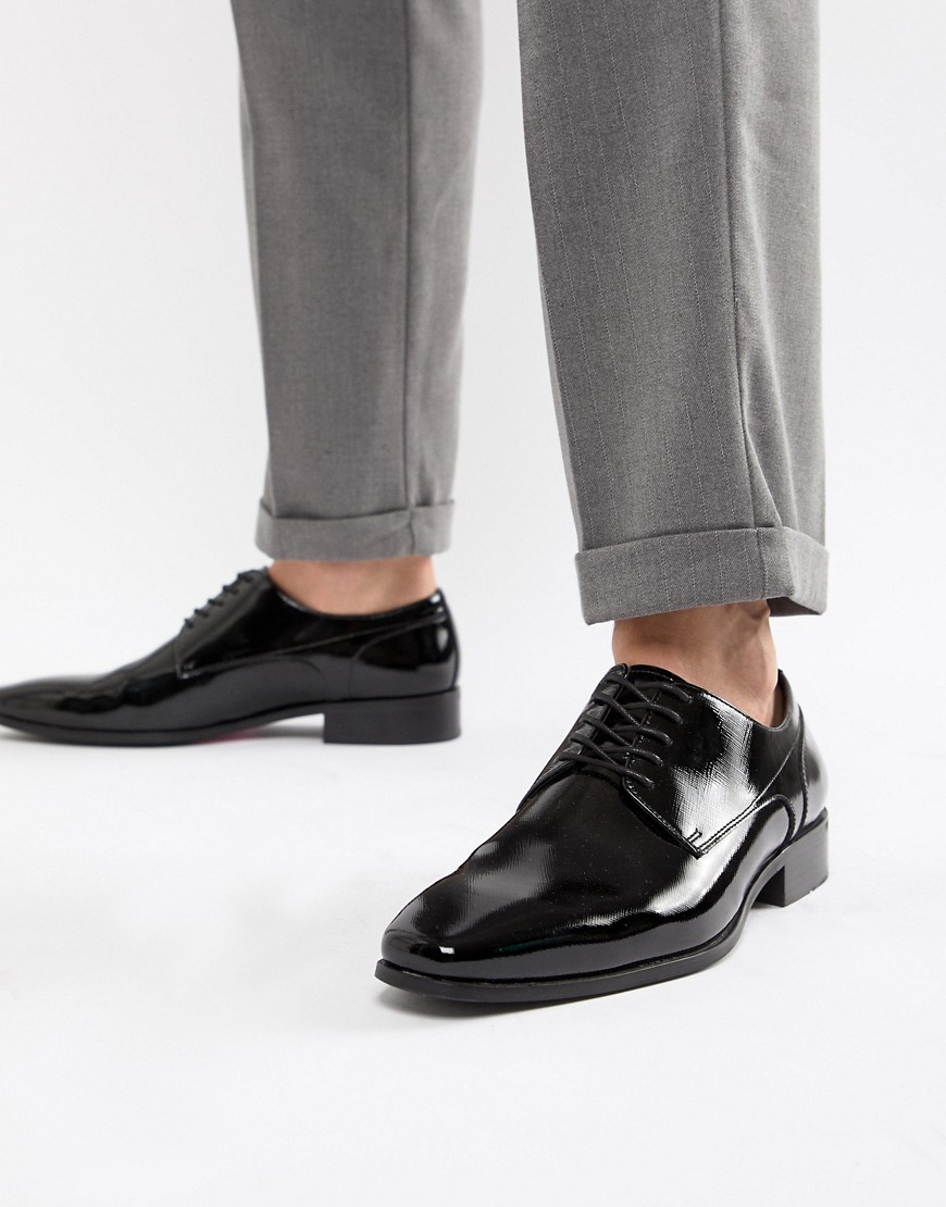 ALDO Bussum lace up shoes in patent black