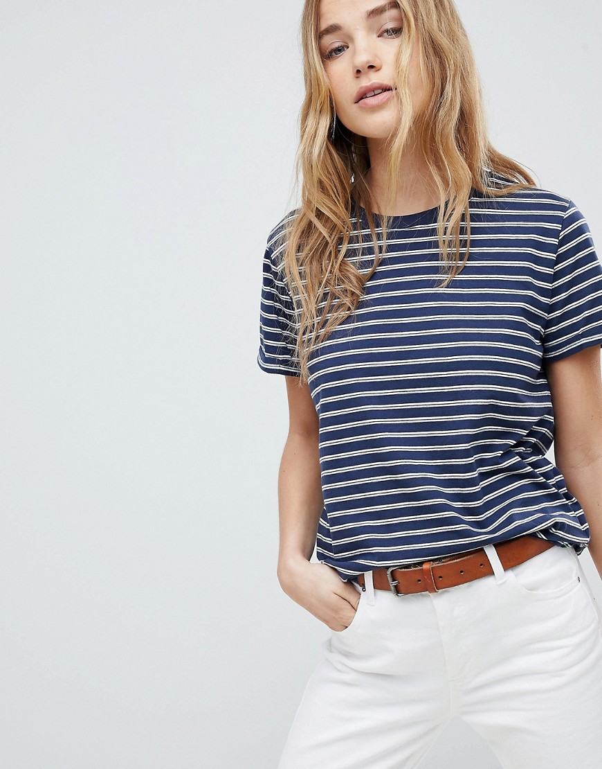 Lee Core Stripe T-Shirt - Navy