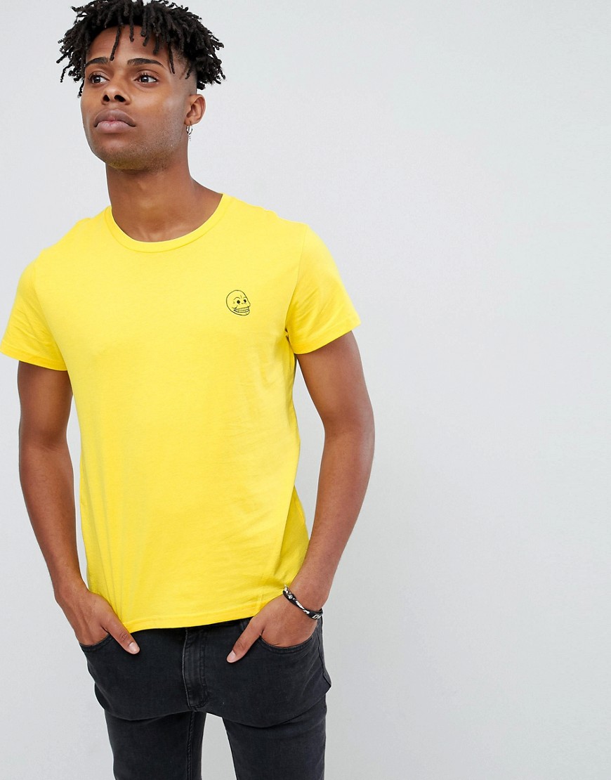 Cheap Monday Small Logo T-shirt Yellow - Yellow